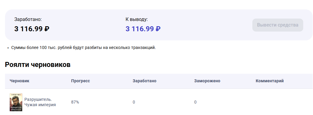 Вот такие скромные доходы