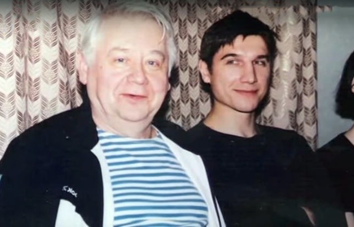 Сергей Угрюмов с Олегом Табаковым на репетиции в «Табакерке»