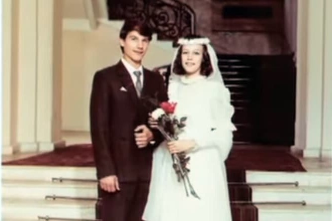 Сергей и Галина, кадр со свадебной церемонии