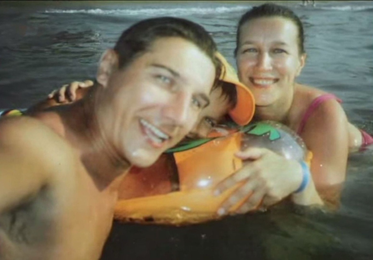 Сергей Угрюмов с женой и сыном