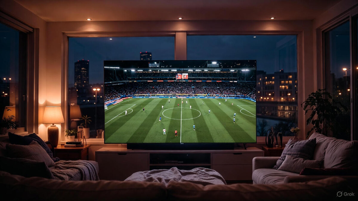    8 ноября 2025 года будут сыграно немало матчей, трансляции которых можно увидеть. Фото: ИИ