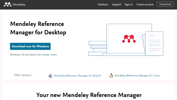 Как установить Mendeley?