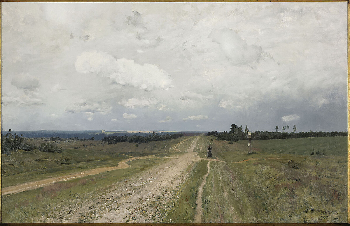 Исаак Левитан, «Владимирка», 1892