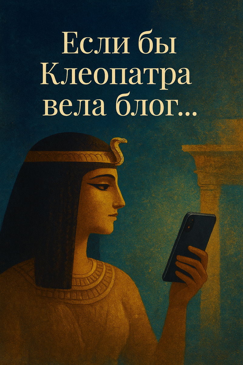 Иллюстрация от нейросети. Когда прошлое становится зеркалом повседневности.