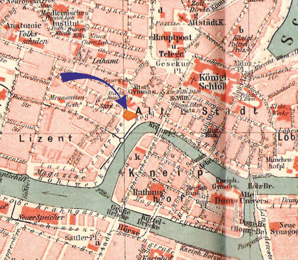 Ластадия в Кенигсберге