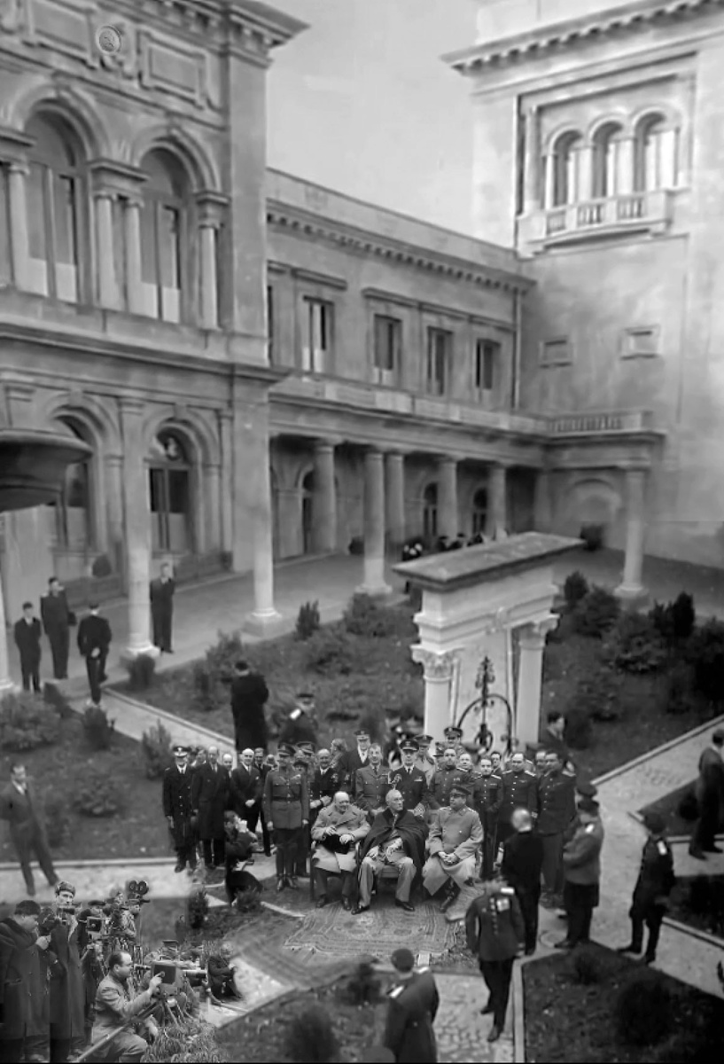 Ливадийский дворец, где проходила конференция