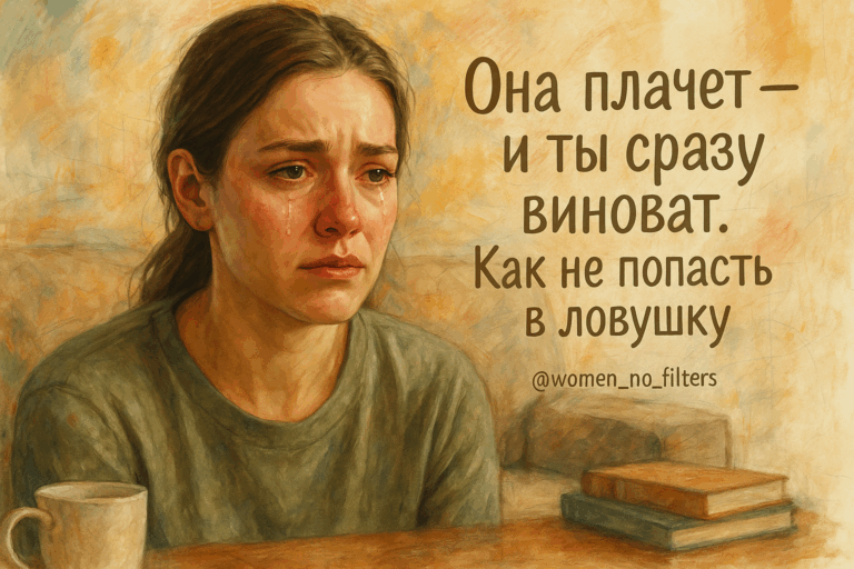    Как не стать жертвой женских слёз? admin