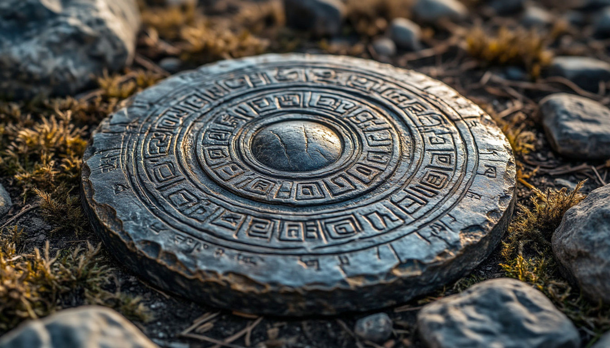 Загадочный диск был обнаружен археологами.