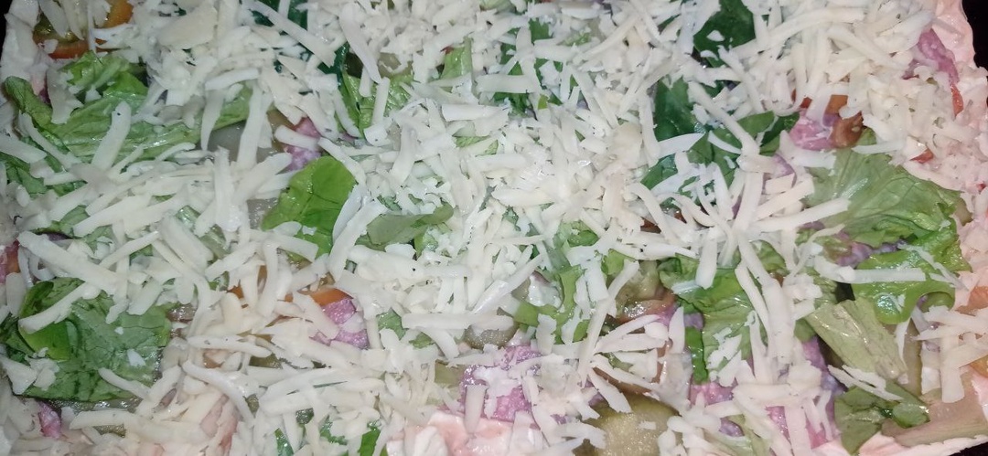 Я её слепила из того, что было, или На ужин сегодня пицца)