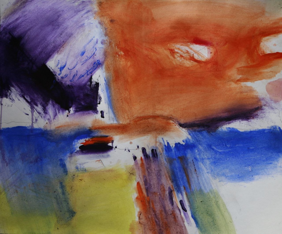 Лист 423, Якушин Михаил, акв., бум., 23 февраля 2022 г. 