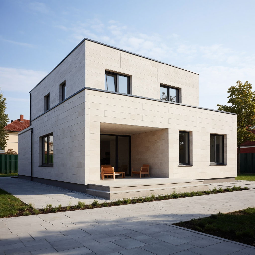 Дом хайтек газосиликат