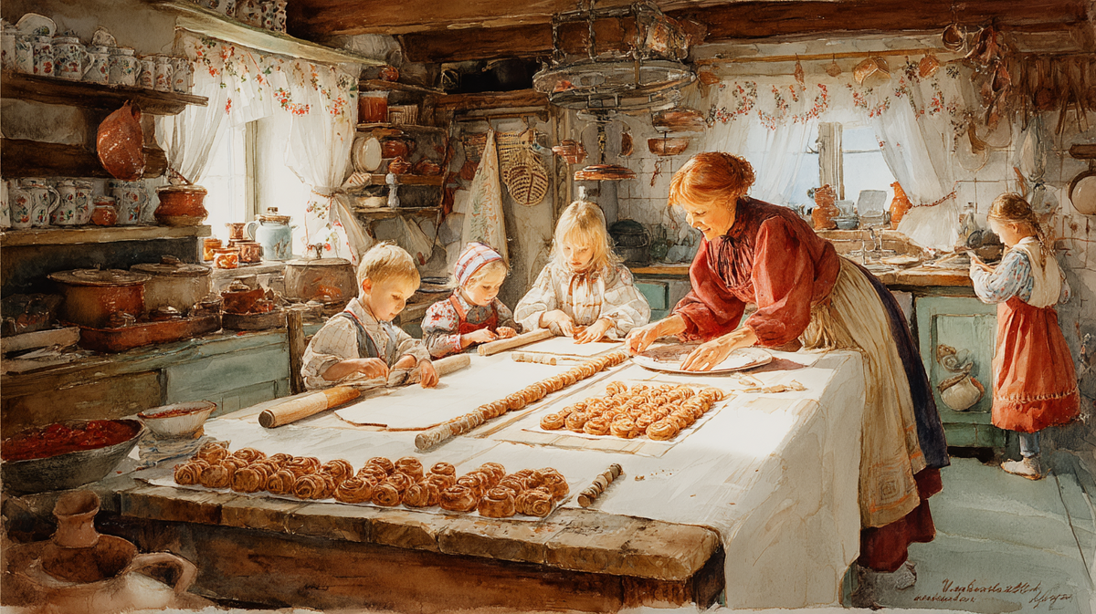 Семейное воскресенье на Кубани: штрумбы лепят всем домом