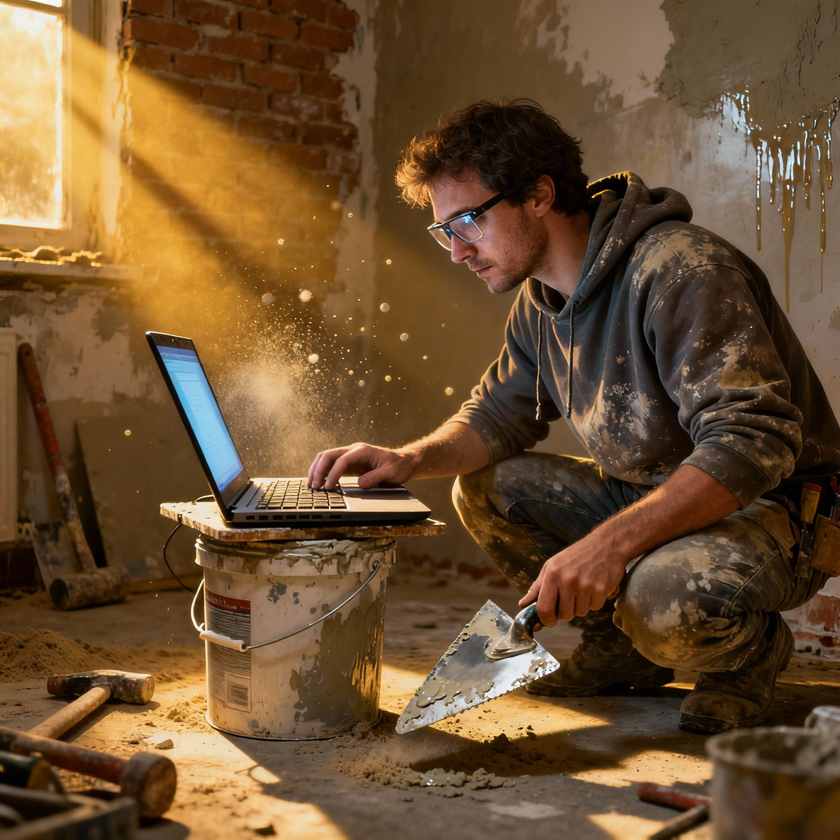 В ИТ сокращения? Освой прибыльную профессию маляра-штукатура!