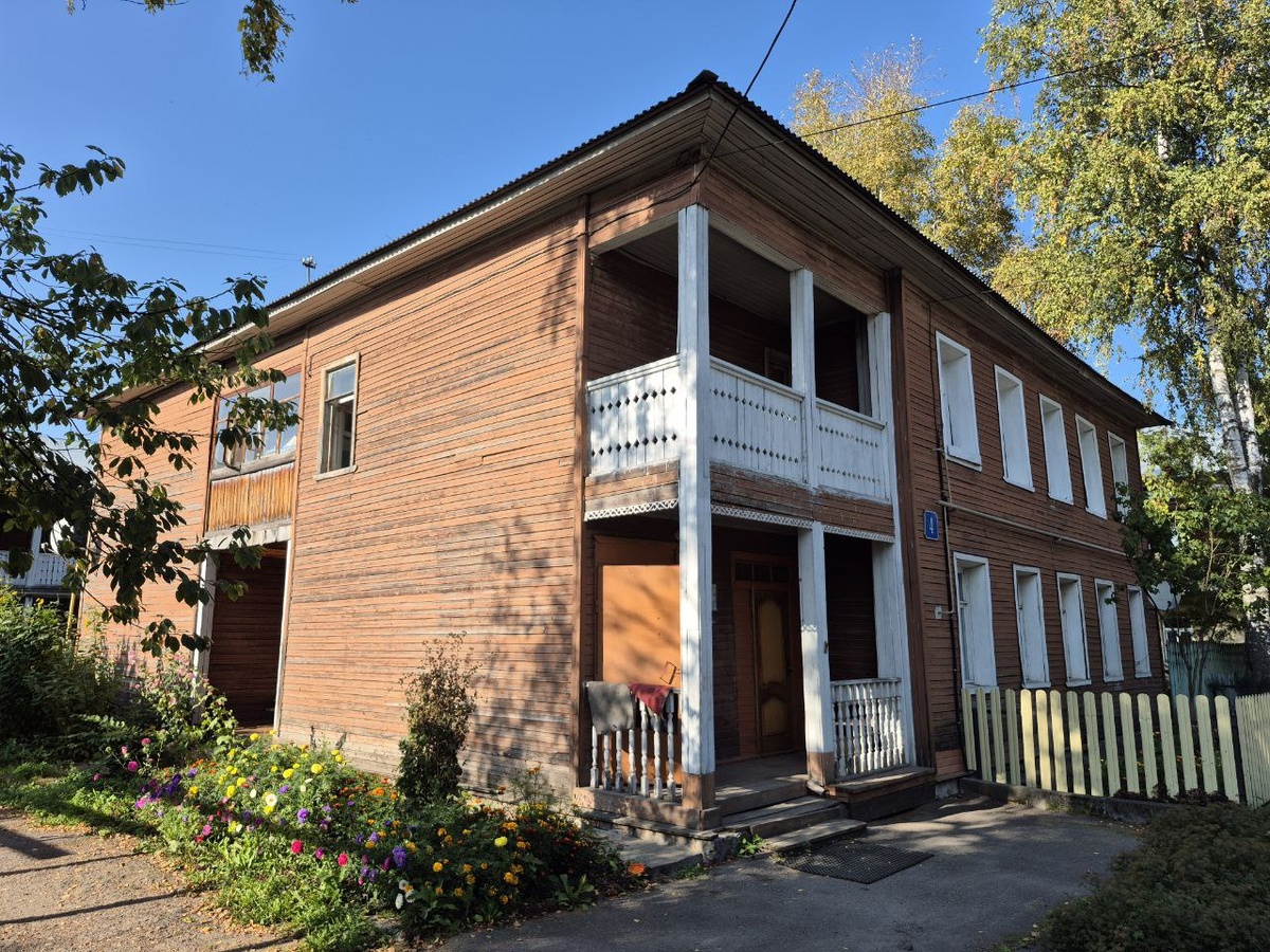 Дом на Засодимского, 4 в Вологде, в котором жил Н.А. Корчагин