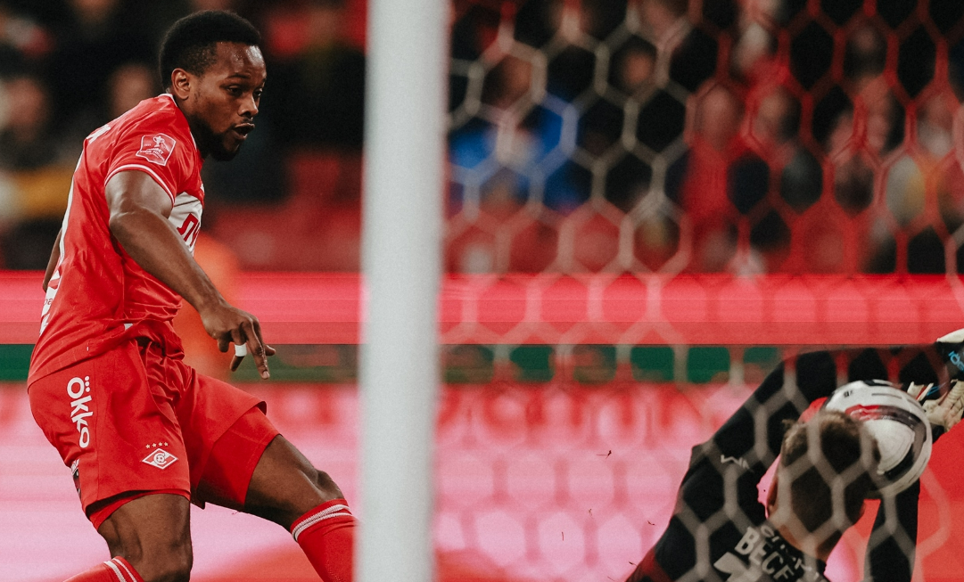 Ливай Гарсия открывает счет в матче с "Локо" в Кубке России. Фото ФК Спартак 