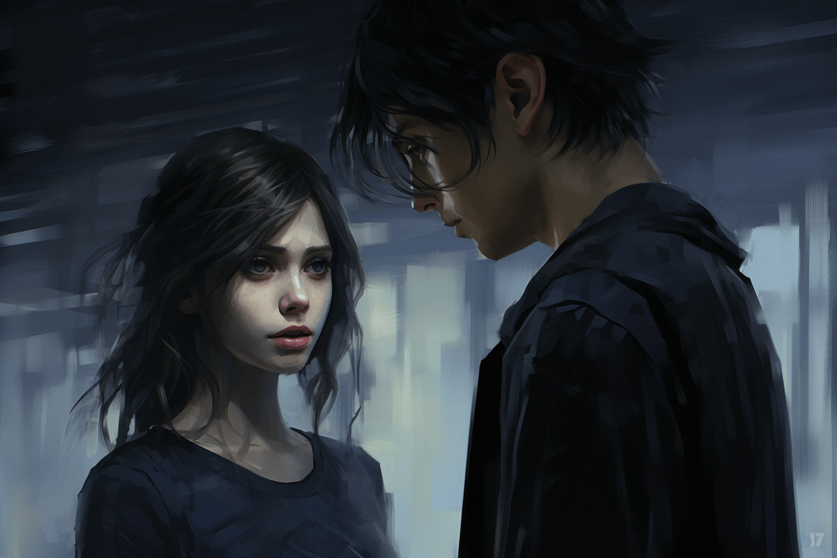 девушка манипулирует молчанием