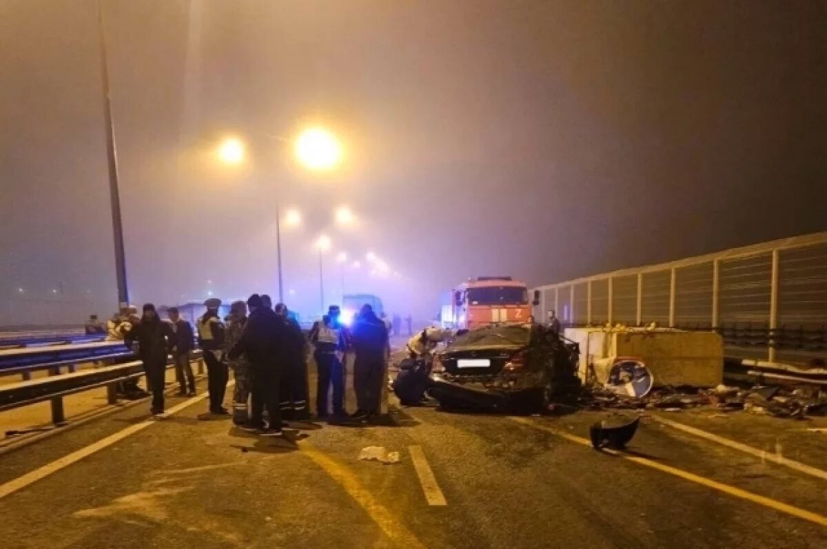    В ДТП на Крымском мосту погибли два человека