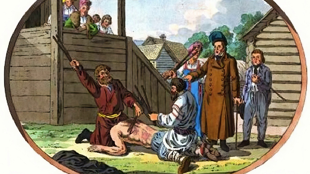 Наказание крестьян(из интернета)