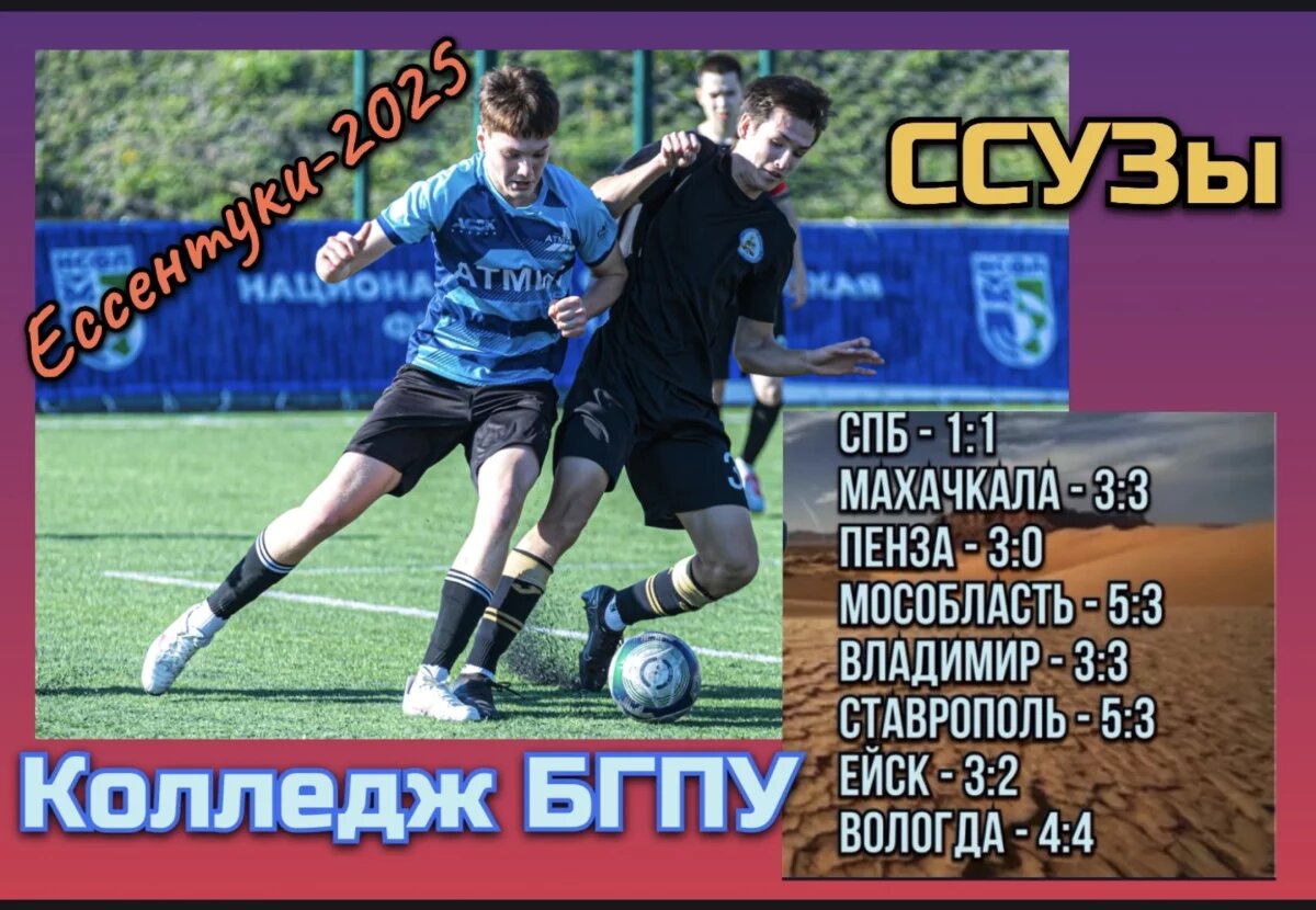    Колледж БГПУ стал десятым на Финале ССУЗов России в Ессентуках 2025