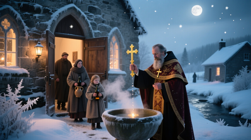 Крещение: святая вода, тайны мрака и обряды очищения