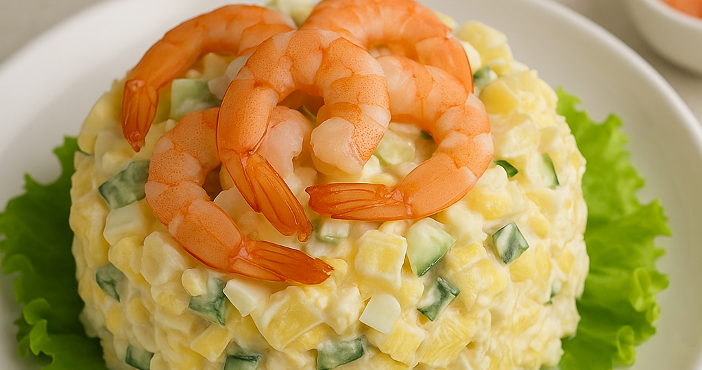Нежный новогодний салат с креветками и ананасом: мой проверенный рецепт и секреты идеального вкуса