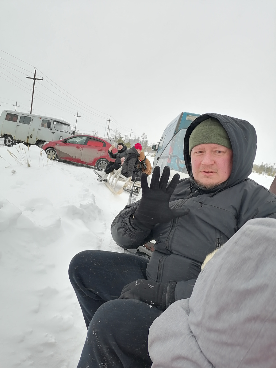 На снегоходах к стойбищу