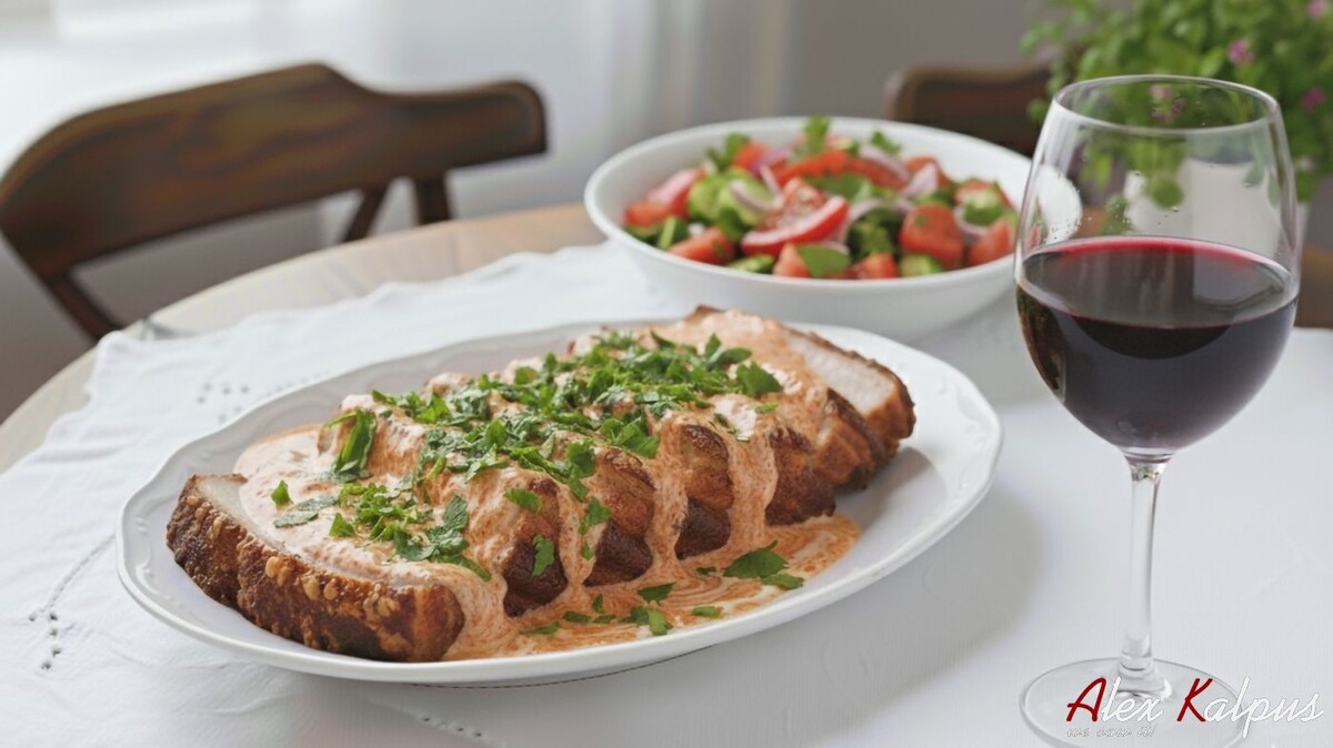 Жареная свинина в мацони и с аджикой: простой грузинский рецепт