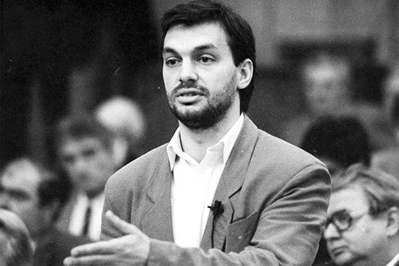 Виктор Орбан в молодости