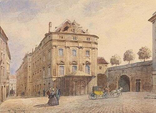 Театр у Каринтийских ворот, или Кернтнертортеатр, был одним из самых известных театров Вены  18/19 веков. Его полное название — Императорский и Королевский придворный театр Вены.  Из интернета 