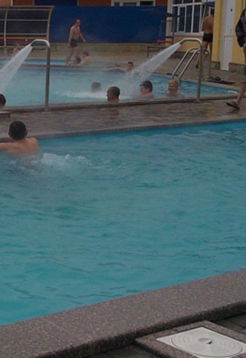 Гидромассажные струи сверху