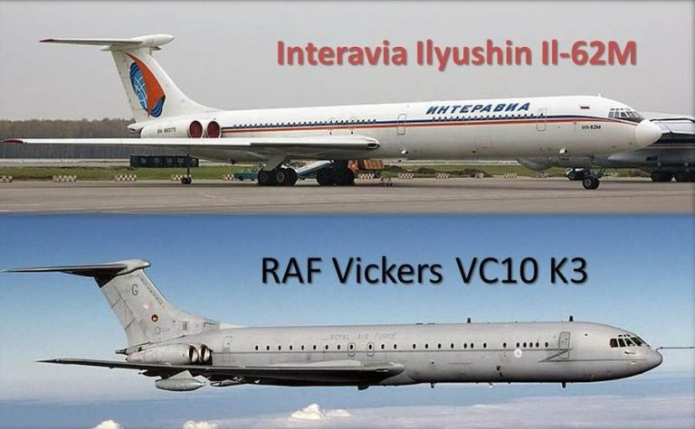 Vickers VC10 и Ил-62.