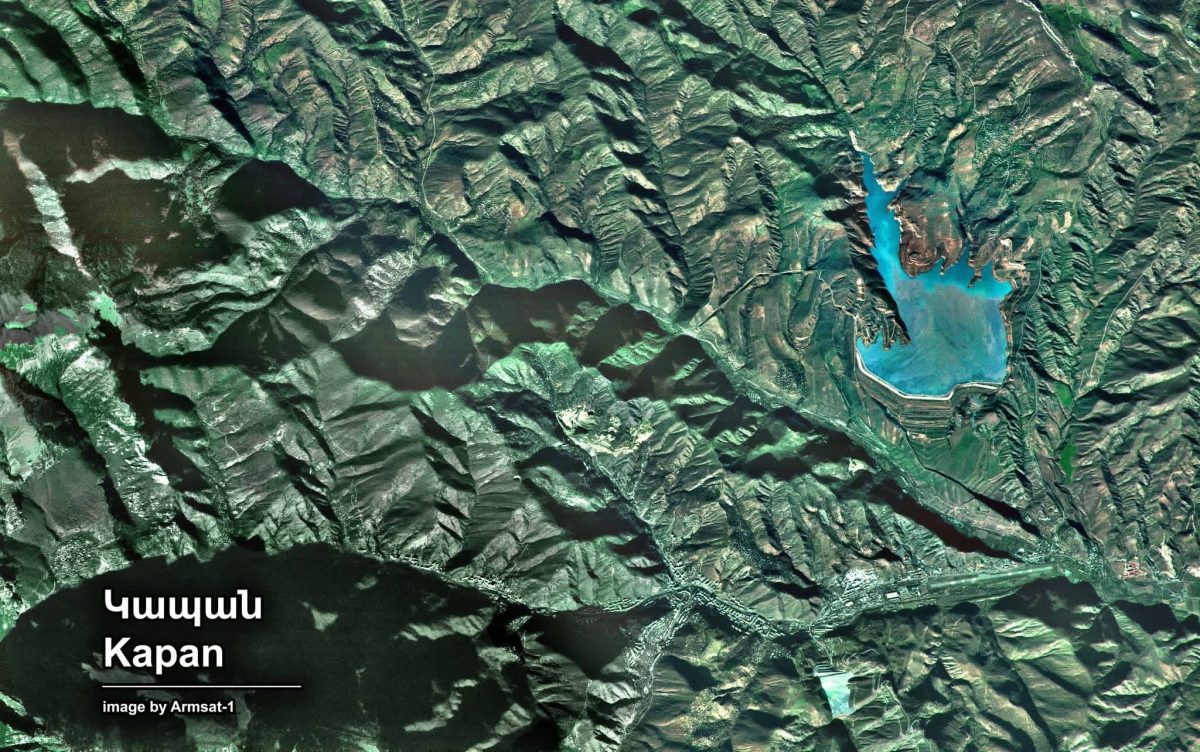    Спутниковый снимок, полученный с помощью «Армсат-1» / © Armsat-1, Mkhitar Hayrapetyan