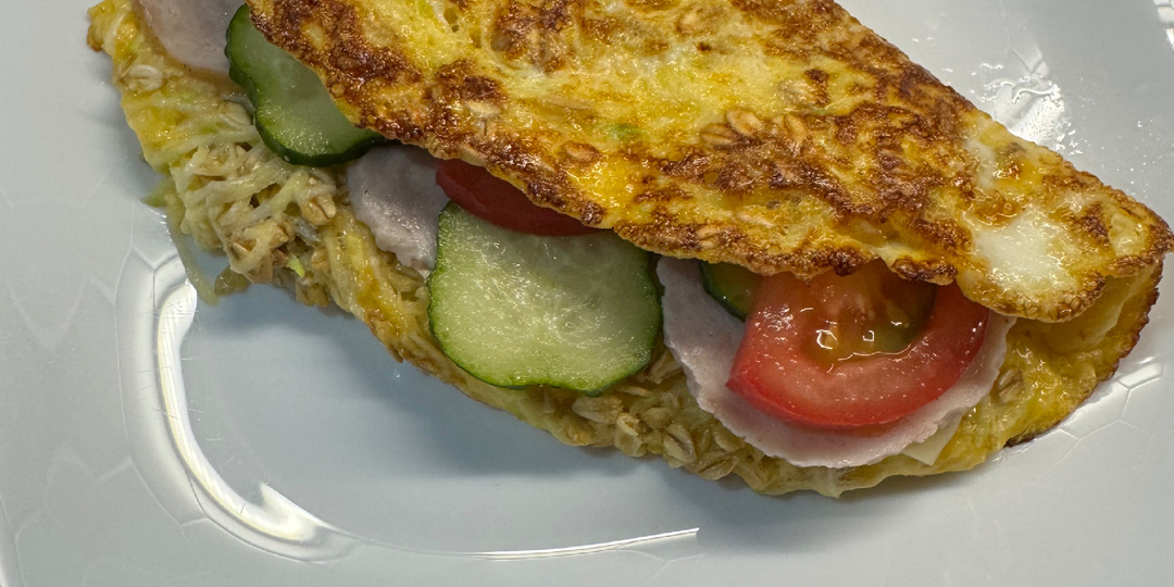 Кабачковый блин с начинкой — мой завтрак, который не надоедает!