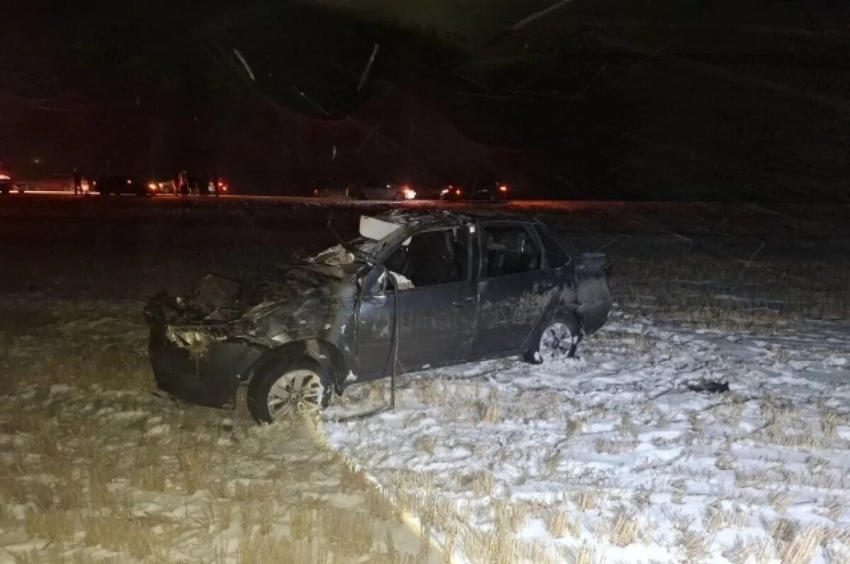    Водитель не справился с управлением и погиб на кузбасской трассе