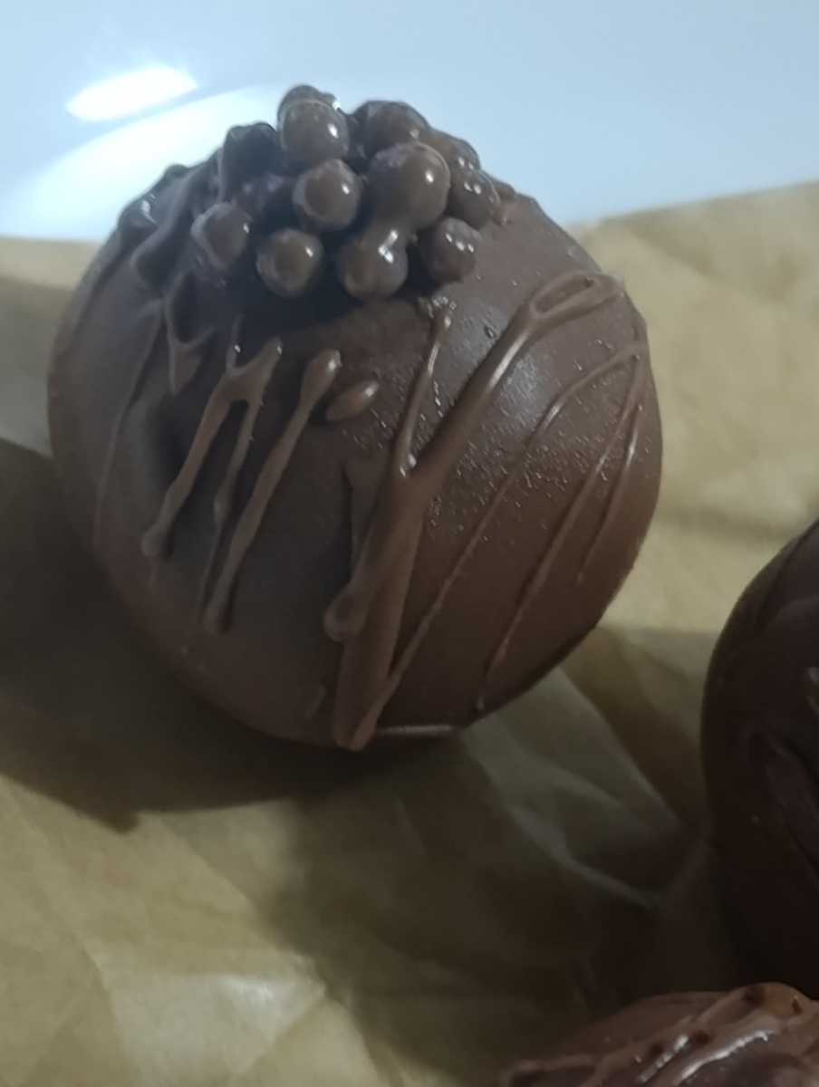 Пирожное картошка, которое я приготовила.