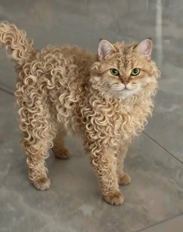 Кошка Мимми с локонами покорила сеть