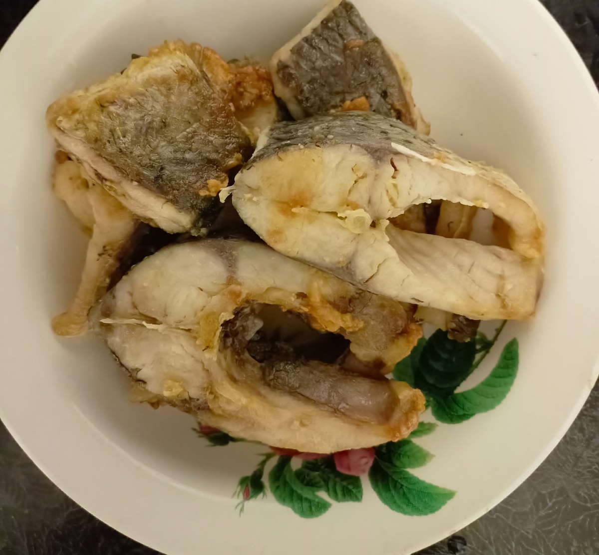 Жареный карп.