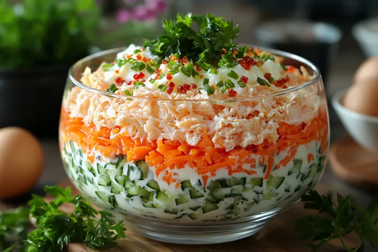 Мой салат по быстрому, на каждый день! Вы полюбите его, он вкусный!