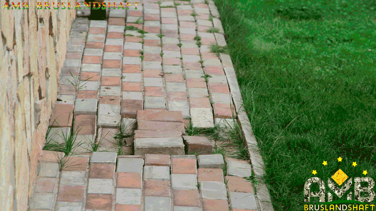 что было с бетоном и что стало после вскрытия брусчатки