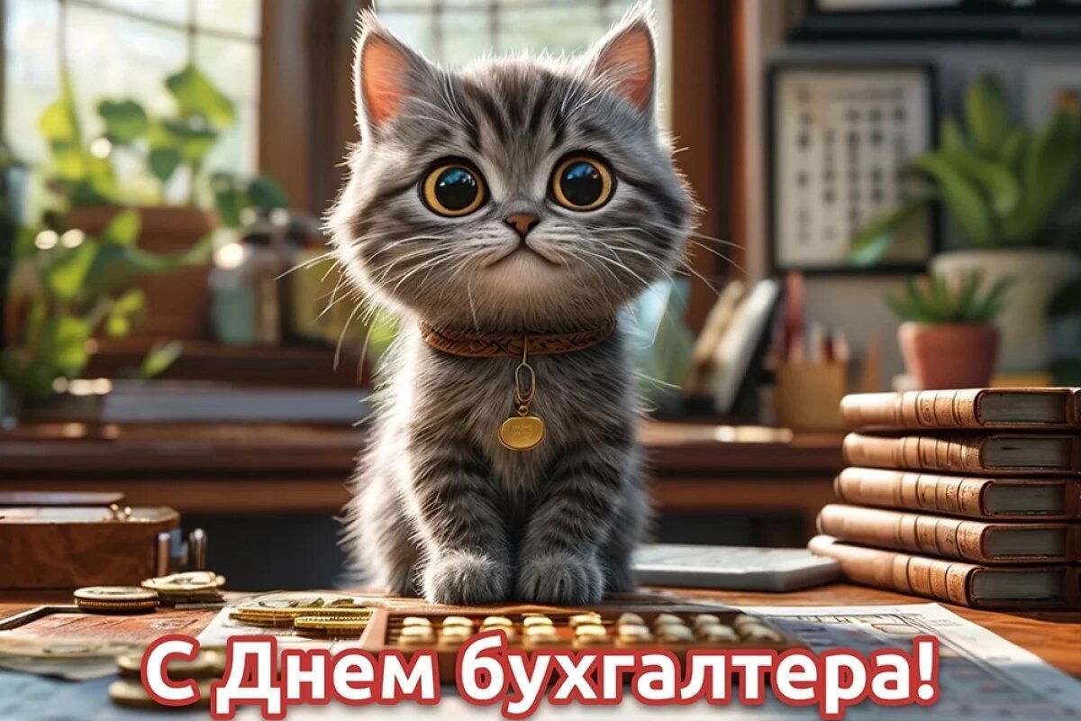   30+ открыток с Днем бухгалтера.