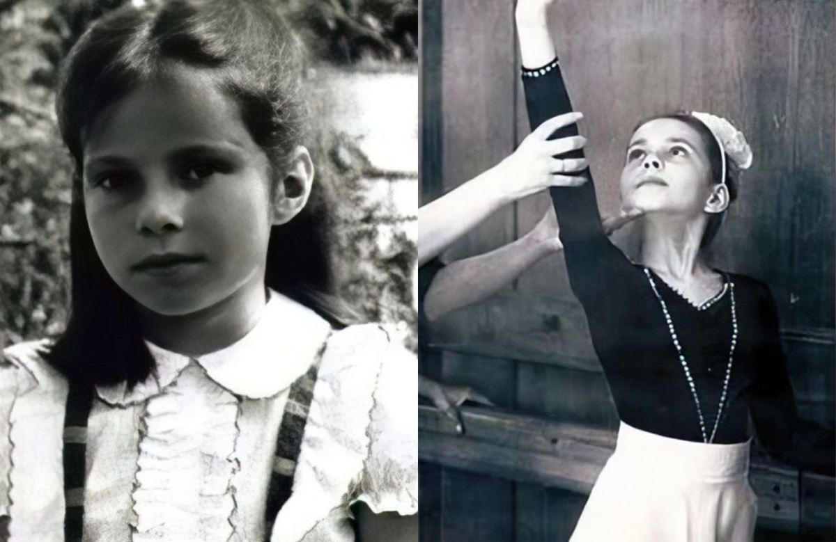 на фото Екатерина Гусева в детстве 