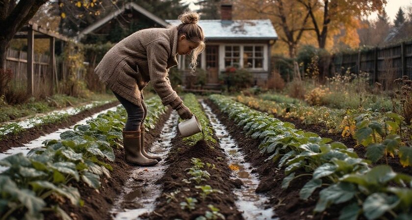    Сыпьте, пока не поздно: какое удобрение рассыпаю по первому снегу в ноябре для мегаурожая