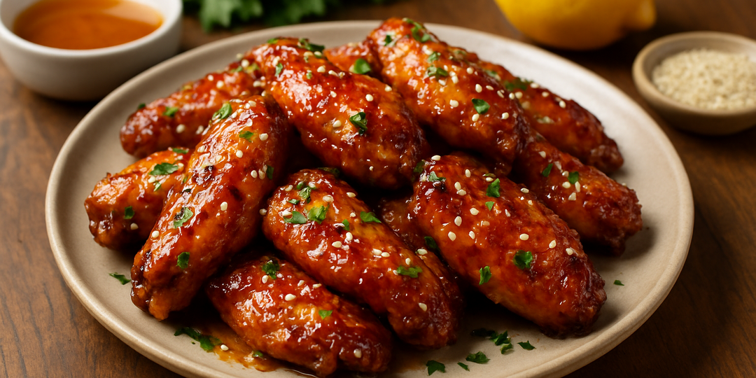 Куриные крылья в соево-медовом соусе: кулинарная роскошь в каждом кусочке 🍯🍗