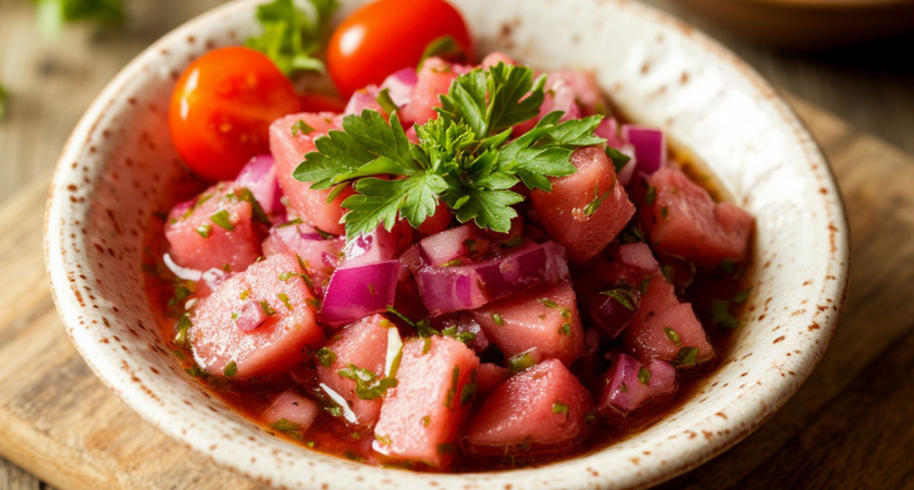    Винегрет по-новому. Оригинальный рецепт без лишних заморочек: быстро, вкусно и очень красиво!