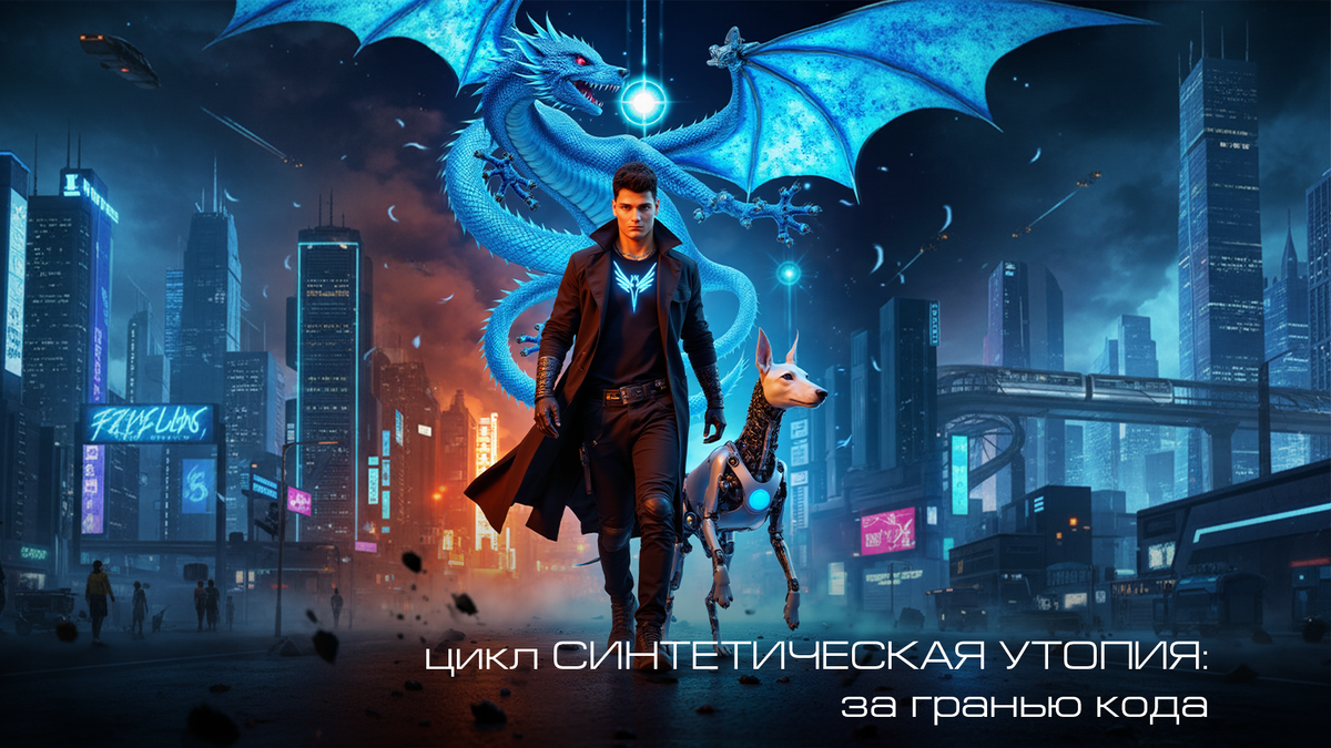 Иллюстрация к циклу «Синтетическая утопия: за гранью кода»