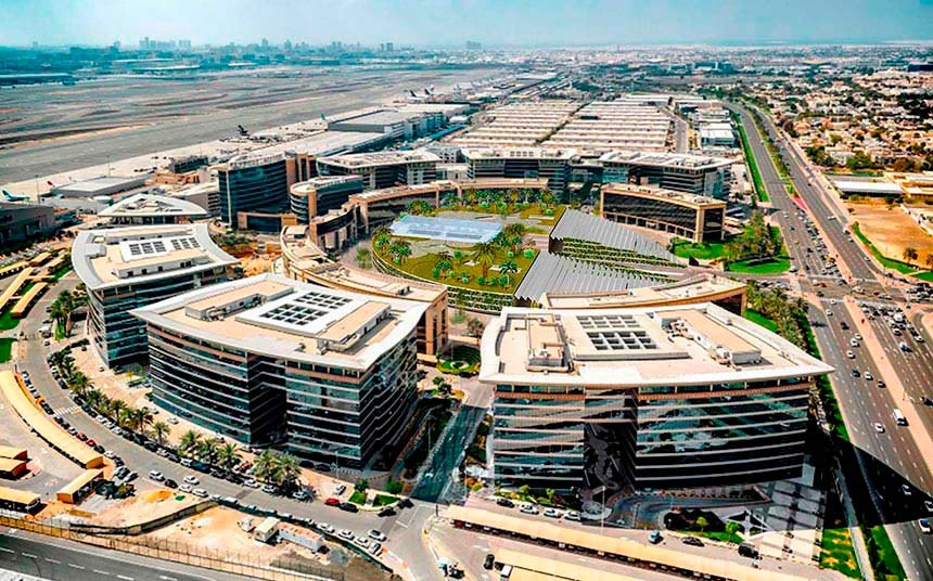 Свободно экономическая зона аэропорта Дубай. Dubai international airport Free Zone DAFZA