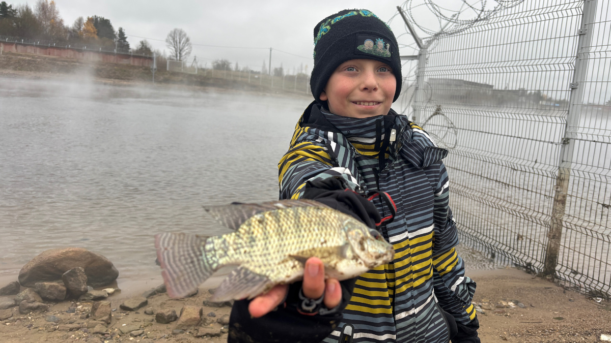 Первая поимка. Неплохая!