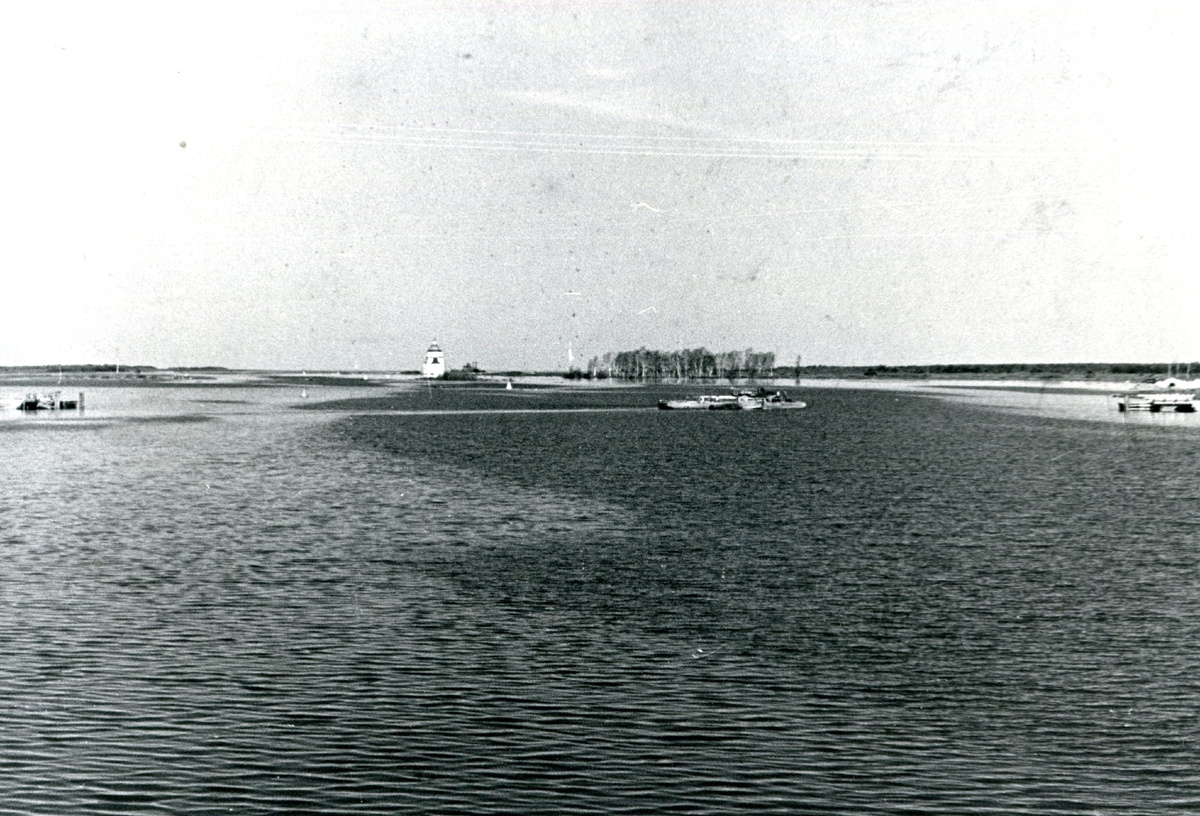 Волго-Балт. Выход от Крохино в Белое озеро. 1965 г. Фотография из фондов Череповецкого музейного объединения