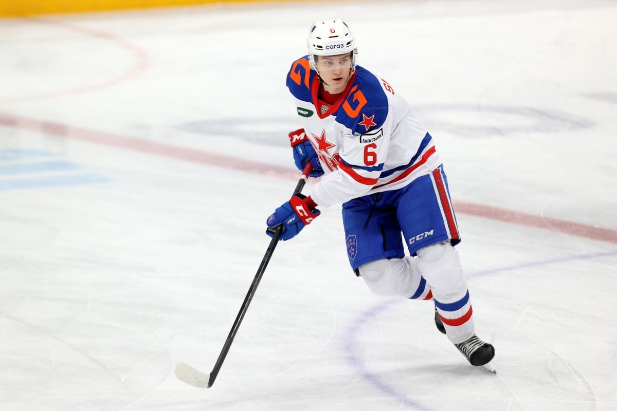 Никита Смирнов в форме питерского "СКА"