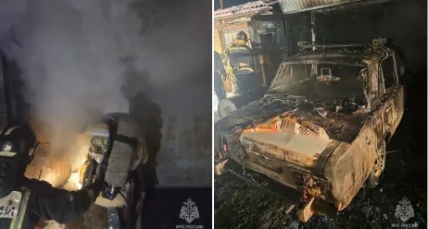    В Иркутской области мужчина пострадал при пожаре в гаражном кооперативе